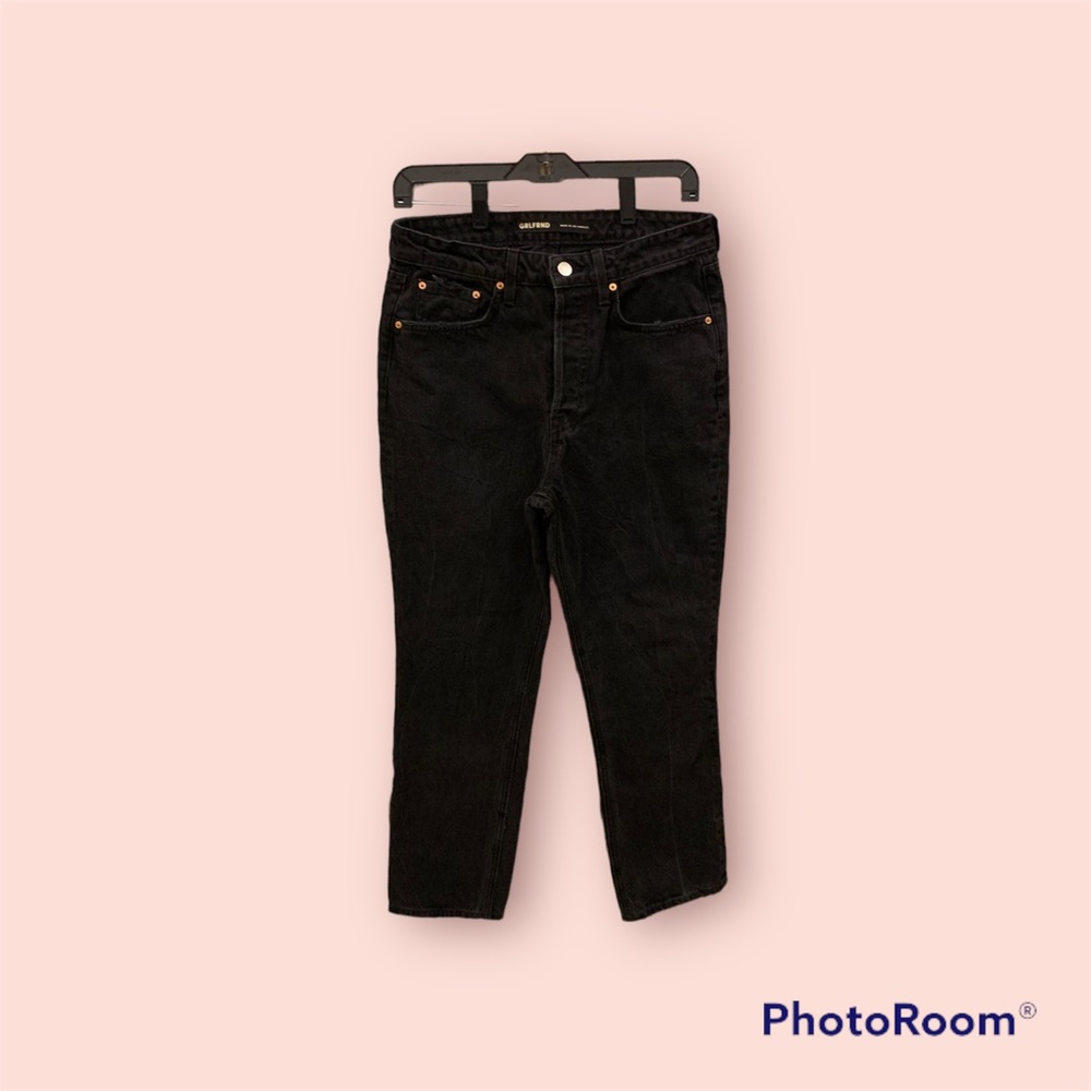 GRLFRND Karoline High-Rise Straight Crop Jeans size 28